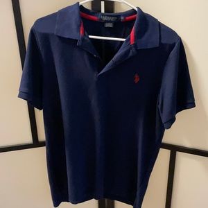 U.S Polo Assn. Navy Blue with red